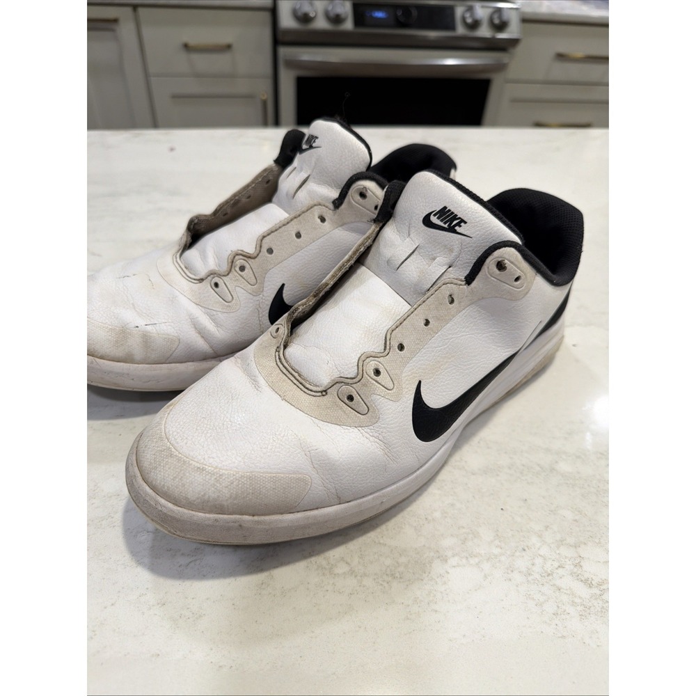 Nike Infinity G Golf Shoes Cleats Mens 11 W Wide White Black Fitsole CT0535-101